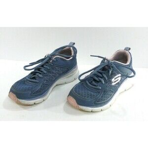 Women's Skechers not afraid Sneakers Slate Air Cooled Memory Foam 12713 sz 6